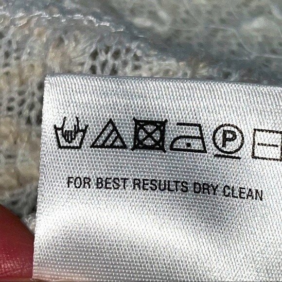 Anthropologie Meadow Rue Cream Lace Crew Neck Sweater – Size Small - Picture 11 of 13